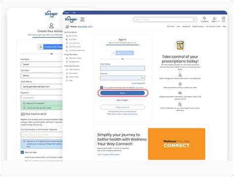 kroger pharmacy log in